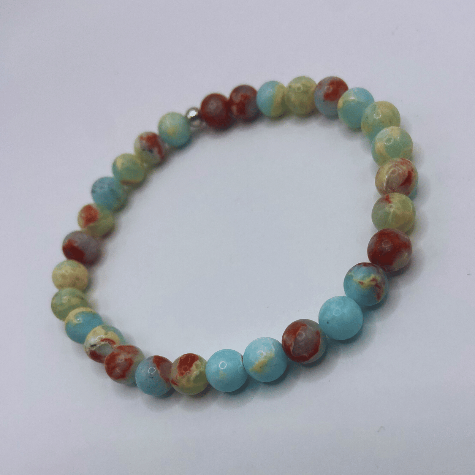 Bracelet Jaspe Aqua terra