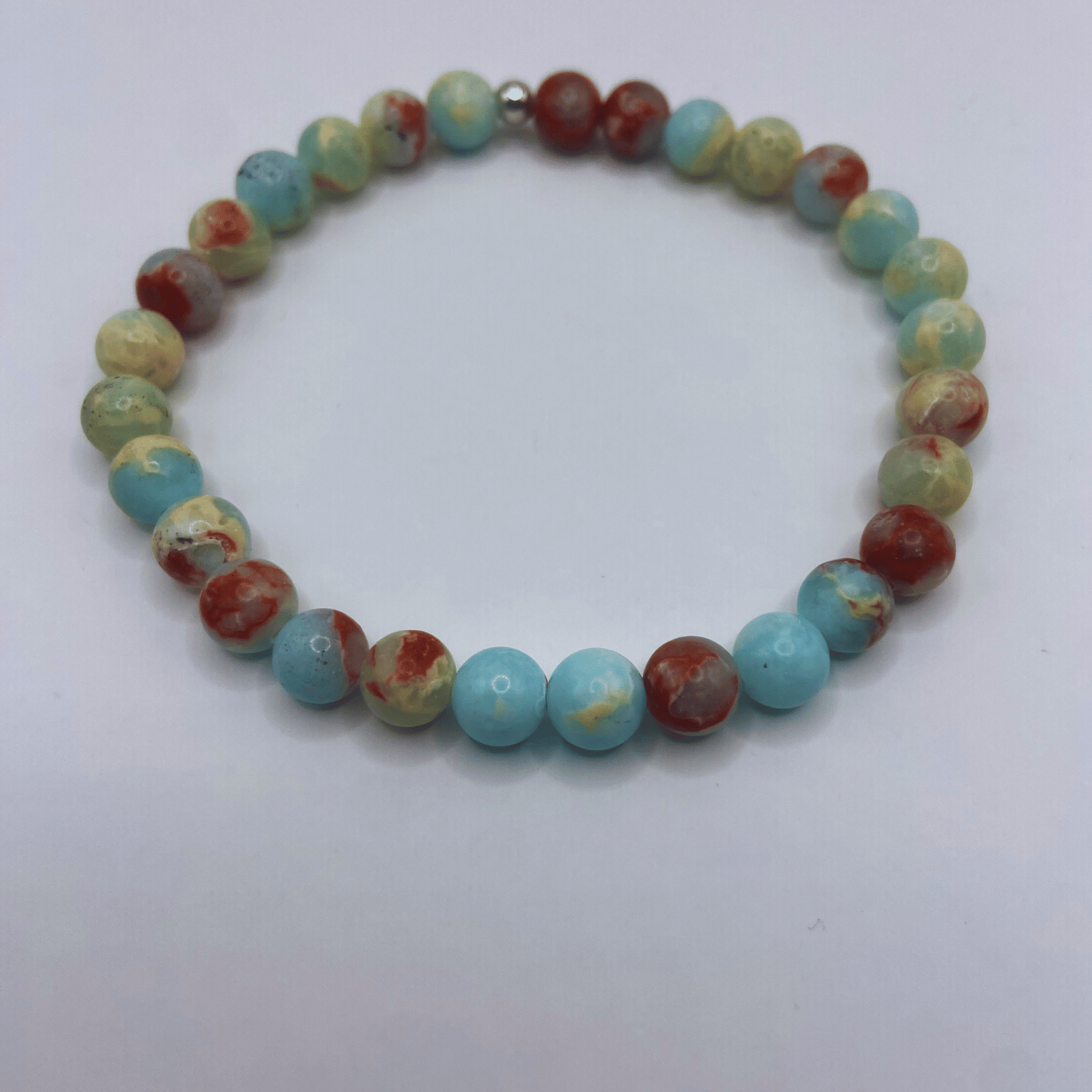 Bracelet Jaspe Aqua terra