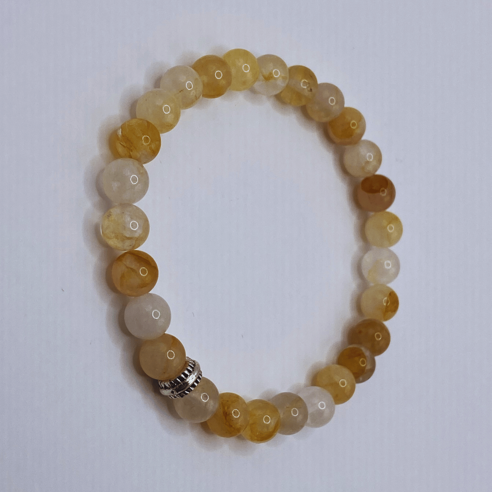 Bracelet Quartz Fantôme jaune