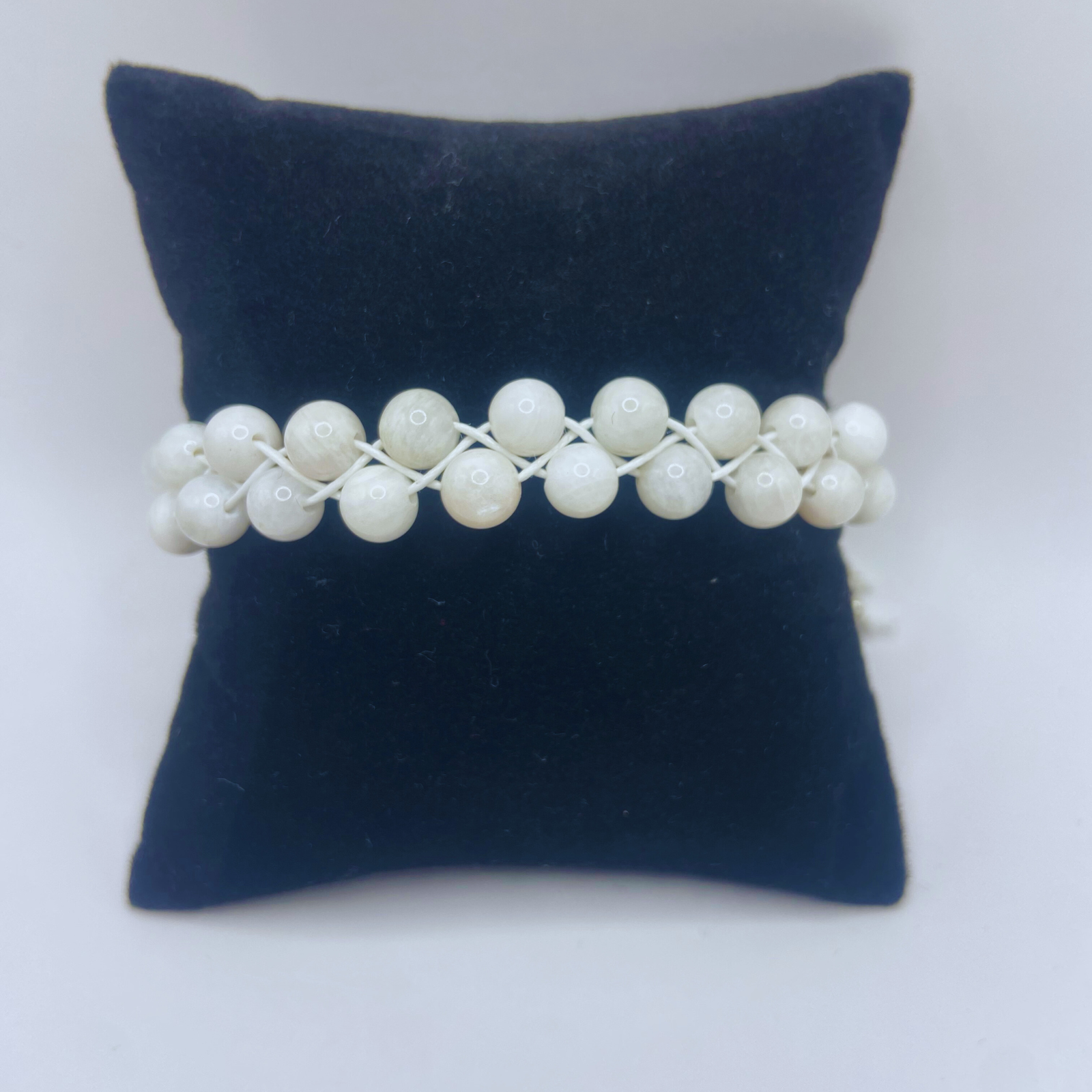 Bracelet Pierre de lune blanche