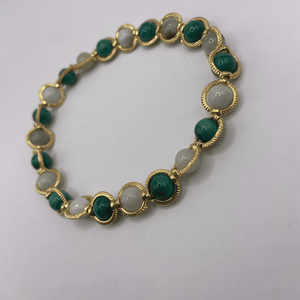 Bracelet Personnalisé Malachite et Jade