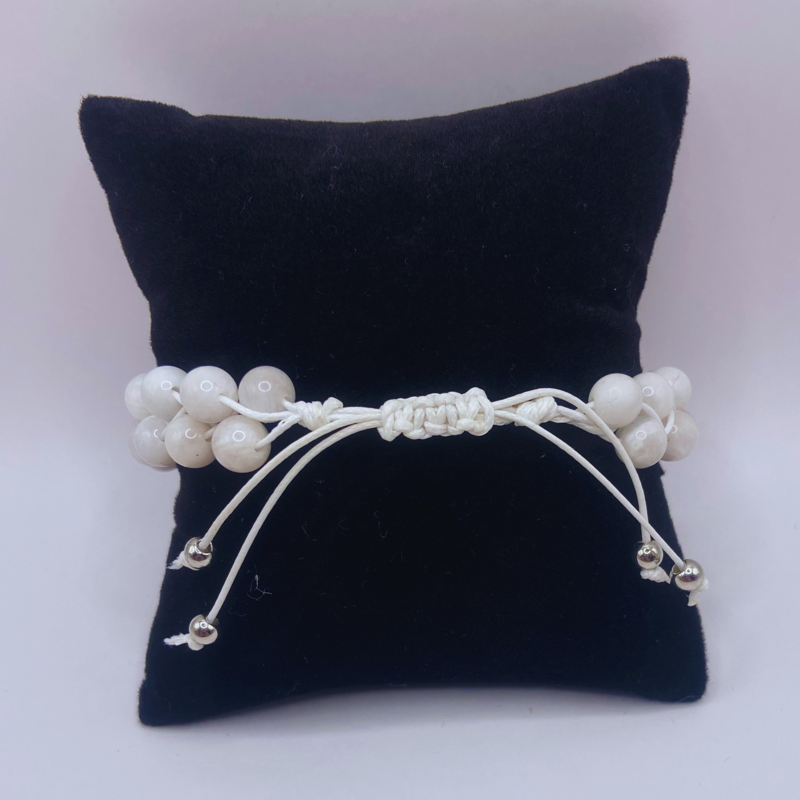 Bracelet Pierre de lune blanche