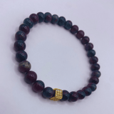 Bracelet Rubis sur Zoïsite Tanzanie